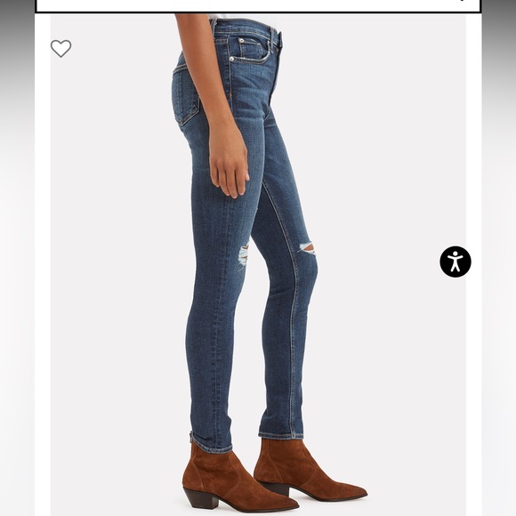 Rag and Bone destroyed high rise jeans. Size 29. - Picture 5 of 12